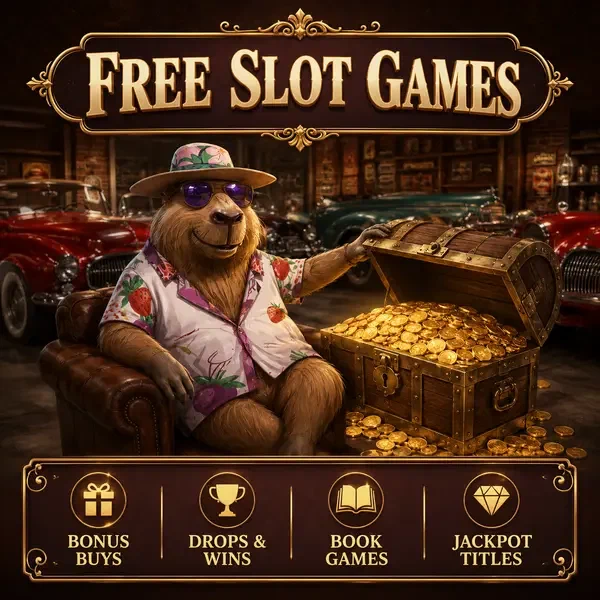 LazyBar Free Slot Games Schatztruhe überquellend mit goldenen Münzen und Freispielen